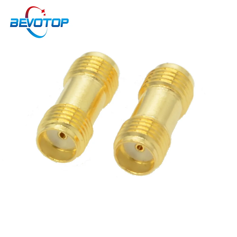 100PCS/lot RF Adapter SMA Female Jack to SMA Female Jack For Raido Antenna RF Coaxial Adapter connector Converter