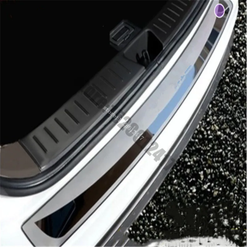 stainless steel car Rear Bumper Protector Sill Trunk Rear guard Tread Plate for KIA SPORTAGE 2013 2014 2015 Car styling