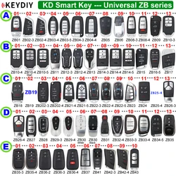 KEYDIY Оригинальный KD Smart Key ZB серии ZB01 ZB02 ZB08 ZB10 ZB11 ZB12 ZB15 ZB16 ZB18 ZB21 ZB22 ZB23 ZB24 ZB28 B29 ZB30 ZB31 ZB35