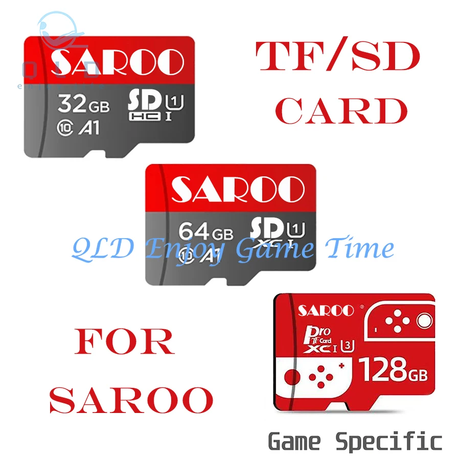 بطاقة ذاكرة صغيرة، بطاقات Micro TF SD عالية السرعة مع البرامج الثابتة والألعاب V0.7 سعة 32/64/128 جيجابايت لقارئ SAROO SS Saturn HDloader #1