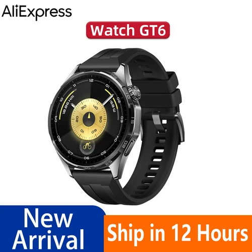 Huawei Watch GT 6 Smartwatch GT6 Monitor de salud y frecuencia cardíaca con duración de batería de hasta 21 días Compatible con iOS y Android