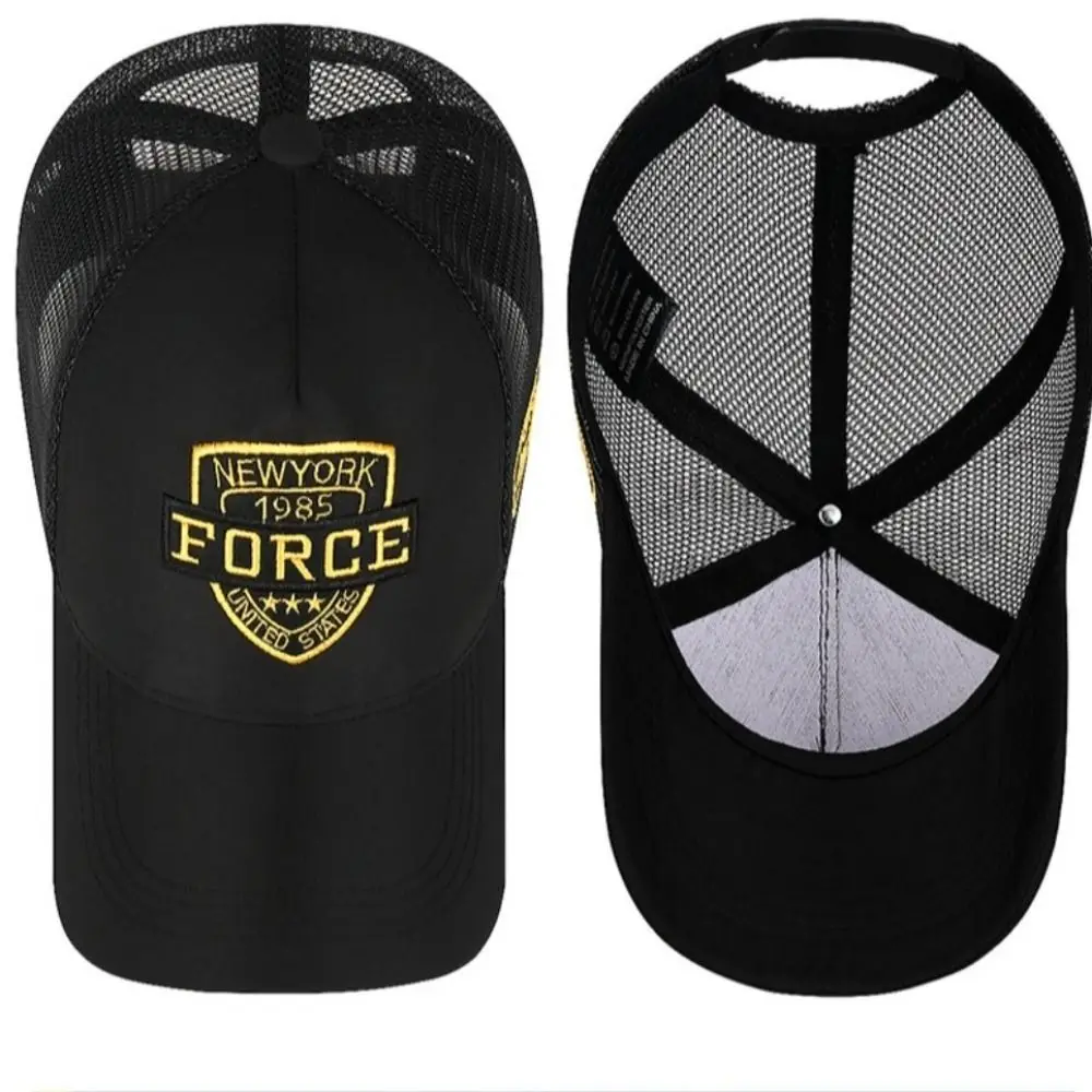 عارضة شبكة الغزل قبعة بيسبول تنفس التطريز قبعة الشمس في الهواء الطلق الهيب هوب قناع للرجال والنساء #6