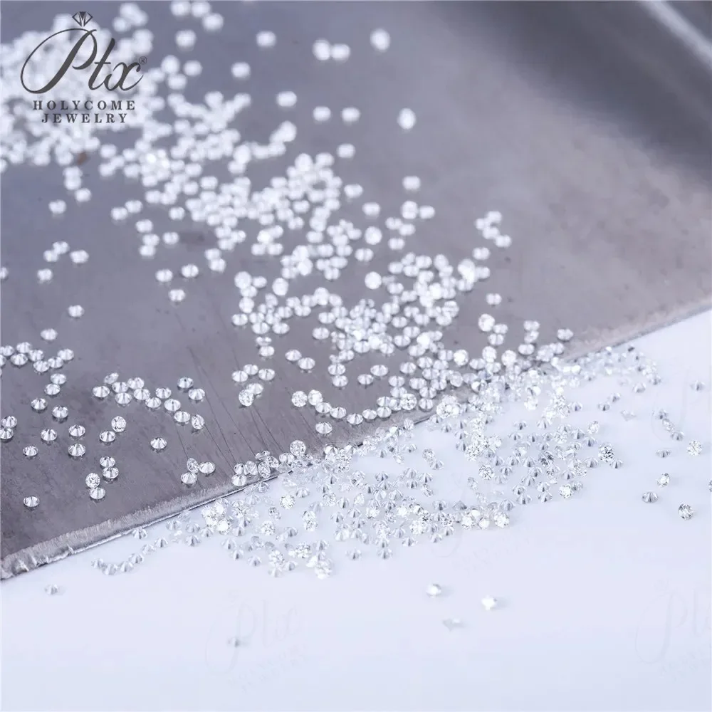 الجملة مختبر نمت HPHT الماس 2/5/10/20/30 قطعة 0.9-3 مللي متر المشاجرة أحجار مستديرة للمجوهرات Crafts بها بنفسك الحرف اكسسوارات #3