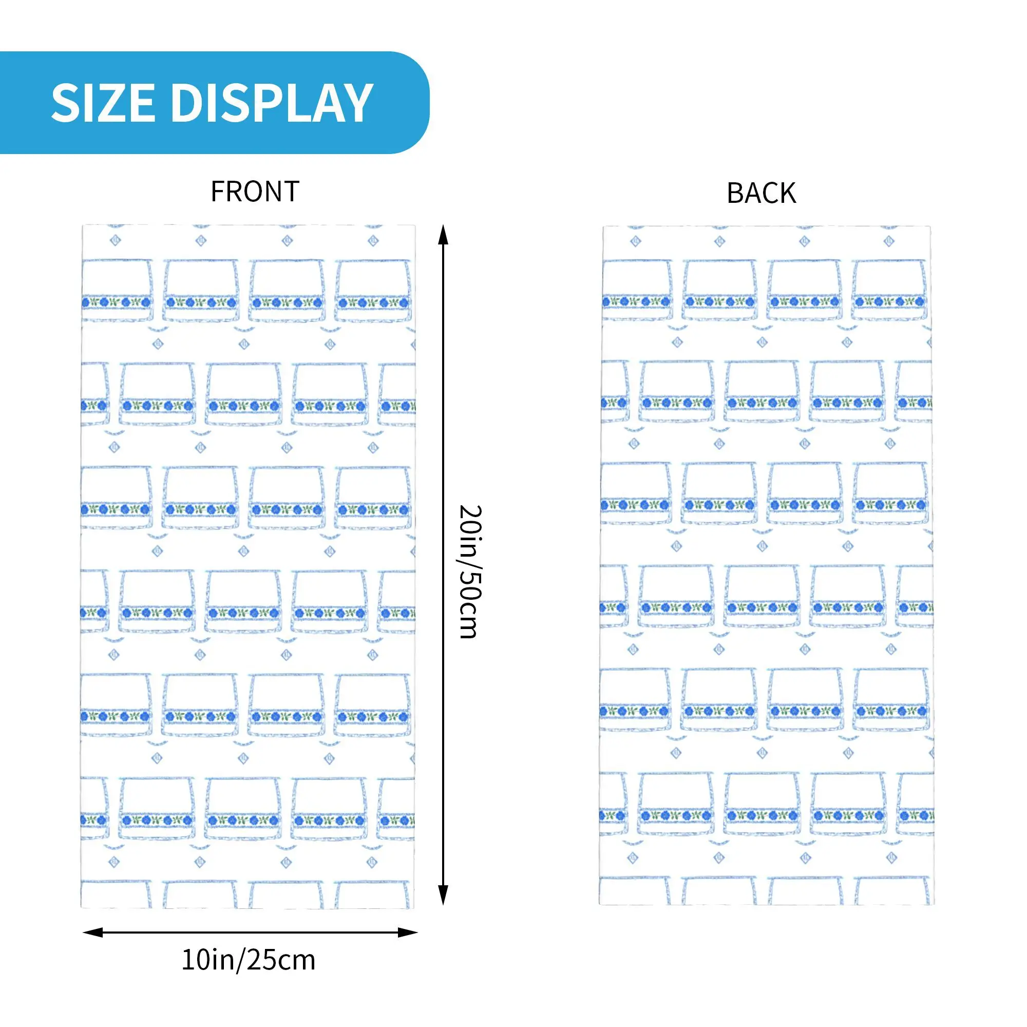ミッドサマードレス バンダナ ネックゲートル プリント フェイススカーフ 多用途 フェイスマスク アウトドア スポーツ ユニセックス 大人 オールシーズン