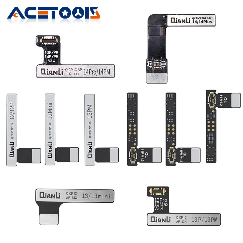 Qianli Battery Repair Flex Cable Tag On For iPhone 14 Pro Max 13 mini 12 11 Pro MAX Mobile Phone Battery Warning Health Repair