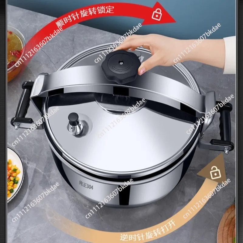 100L/80L/70L/50L/30L Large Capacity Commercial Pressure Cooker Safety Explosion-Proof Stainless Steel Pressure Cookers