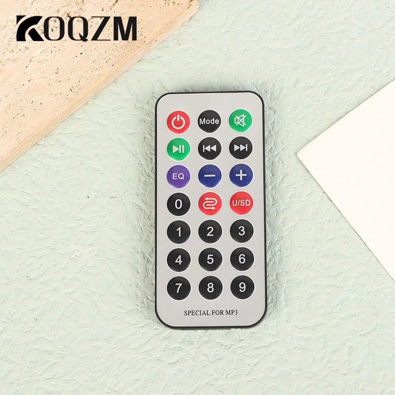 Multifuncional Universal controlador remoto para USB Subwoofer, decodificação Power Amplifier Board, cartão Bluetooth Digital