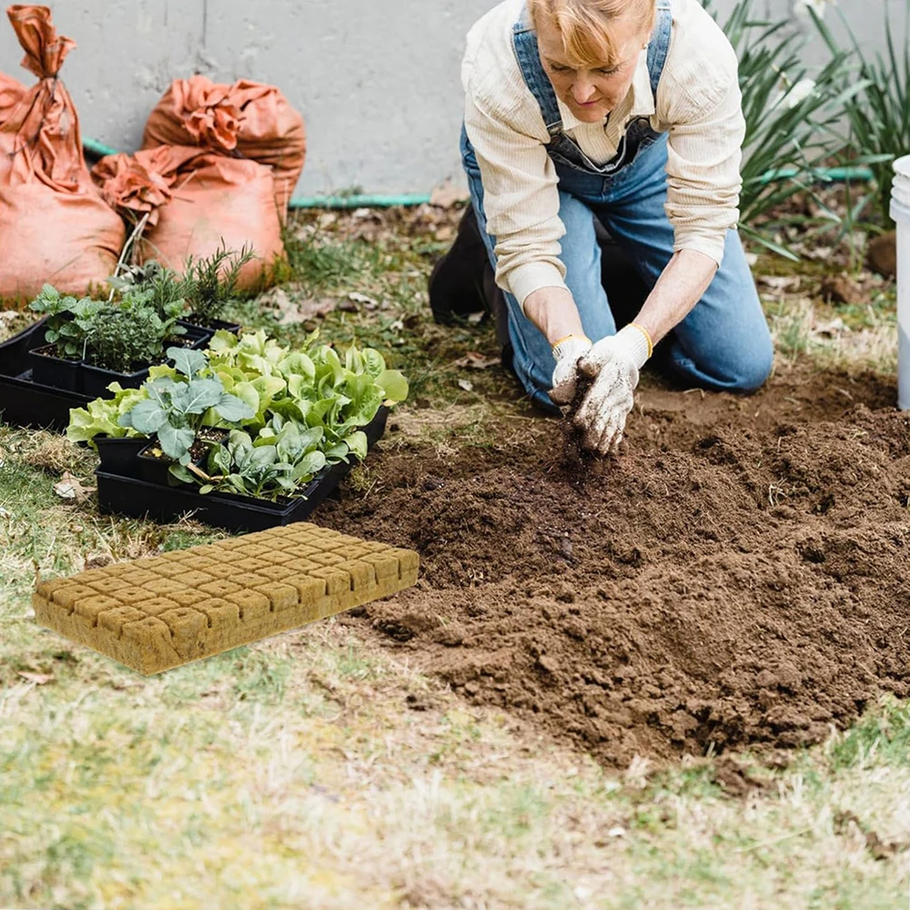 Mudas crescer plug esponja bloco starter rocha lã plantio crescer cubos hidroponia recortes jardim planta propagação crescer fornecimento