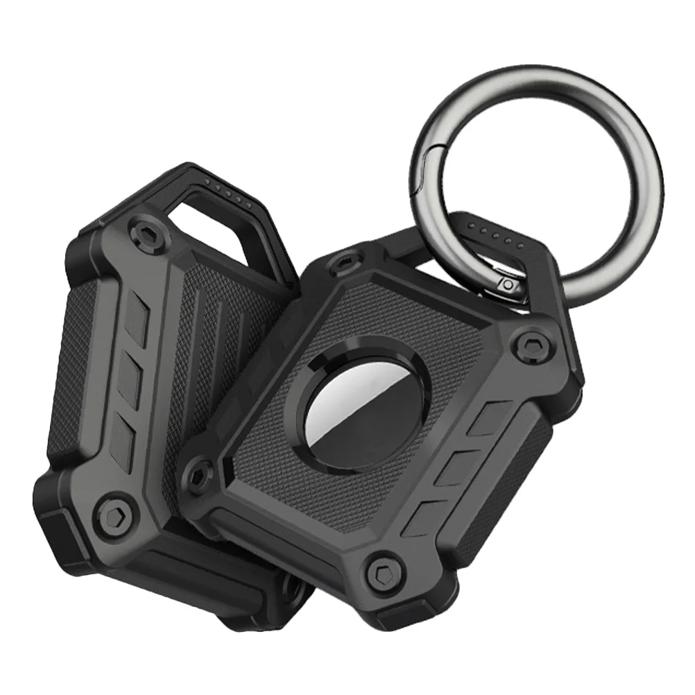 

2Pcs Anti Lost Case Tpu Protective Cover Soft Elastic Tracer Protector Suitable for Dog Collar Key Ring Key