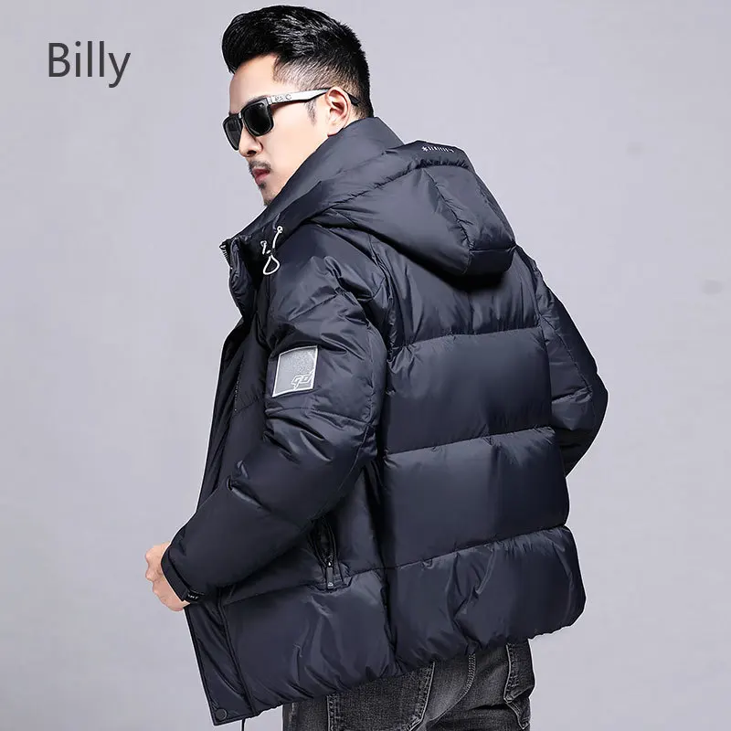 Hooded Short Down Jacket Duck Down Padding Designer Clothes Men Lightweight Padded Jackets Coats for Men Men's Clothing