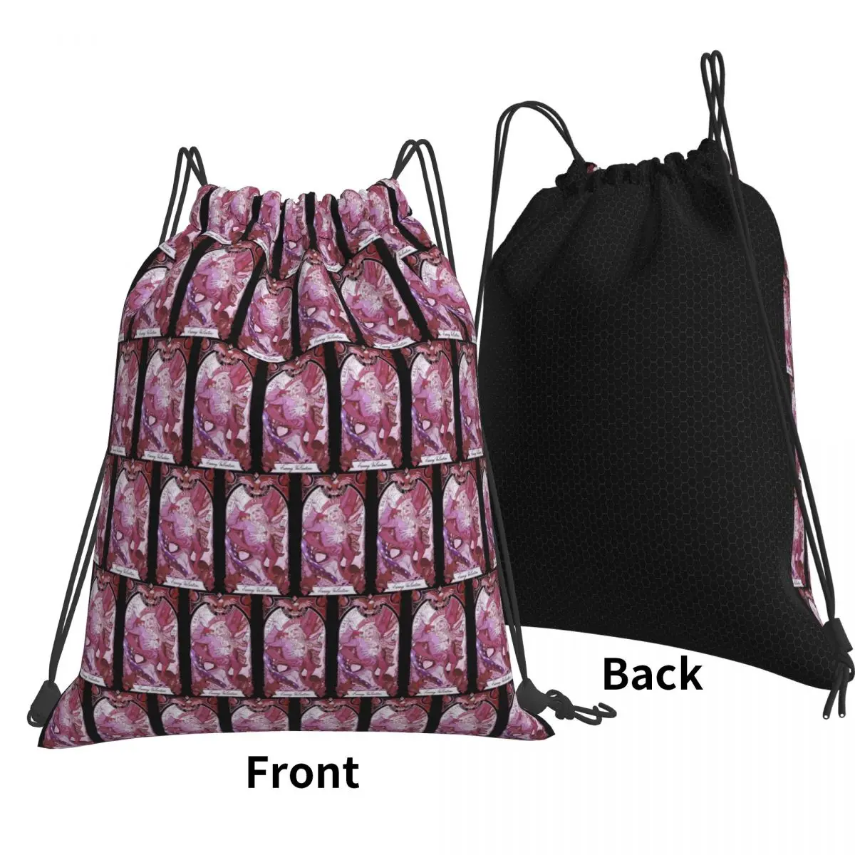 The President Devil Backpacks Multi-function Drawstring Bundle Pocket Shoes Bag Book Bags for Man Woman Students