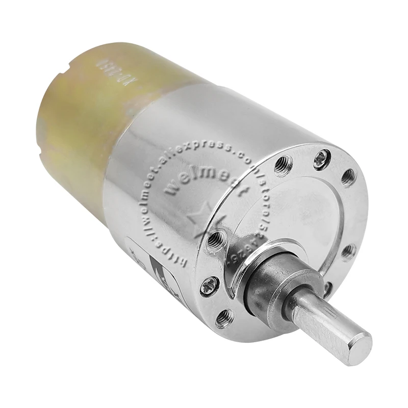 1pcs DC12V 24V 5-600rpm 37GB520 Large Torque Speed Reduction Gear Motor with Metal Gearbox