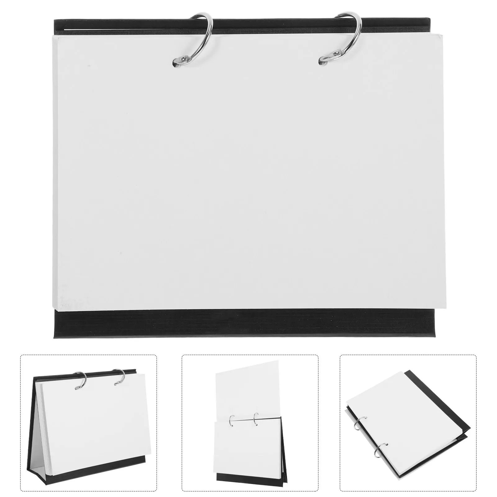 

Detachable A5 Blank Flip Desk Calendar Notebook Memo Multifunctional DIY Hand Drawing Office Graffiti Calendar