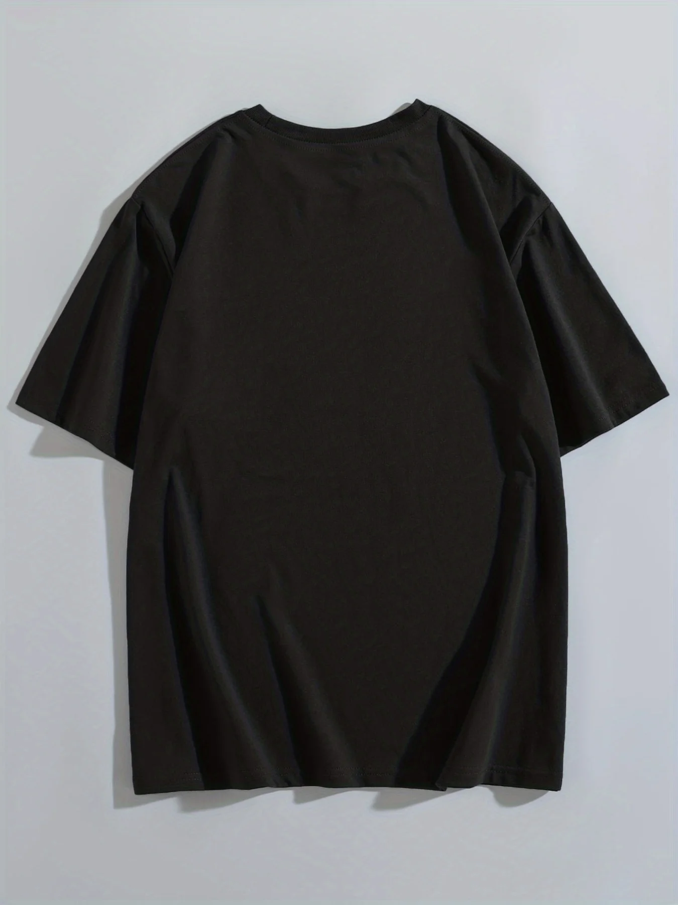 Inspirational 'Times Develop' Print Tee - Men's Comfort Stretch, Easy-Care, All-Season Crew Neck