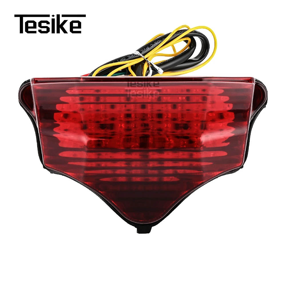Motorcycle LED taillights brake assembly with steering rear tail light For Yamaha FZ600 FZ6 FAZER 2004 2005 2006 2007 2008 2009 view 3