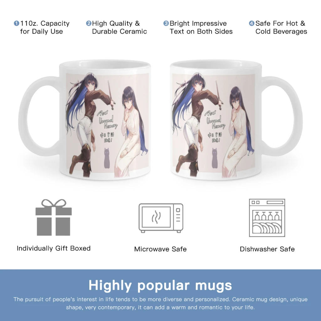 

Anime Unnamed Memory Mug 11oz Ceramic Coffee Mug Friends Birthday Gift Mug