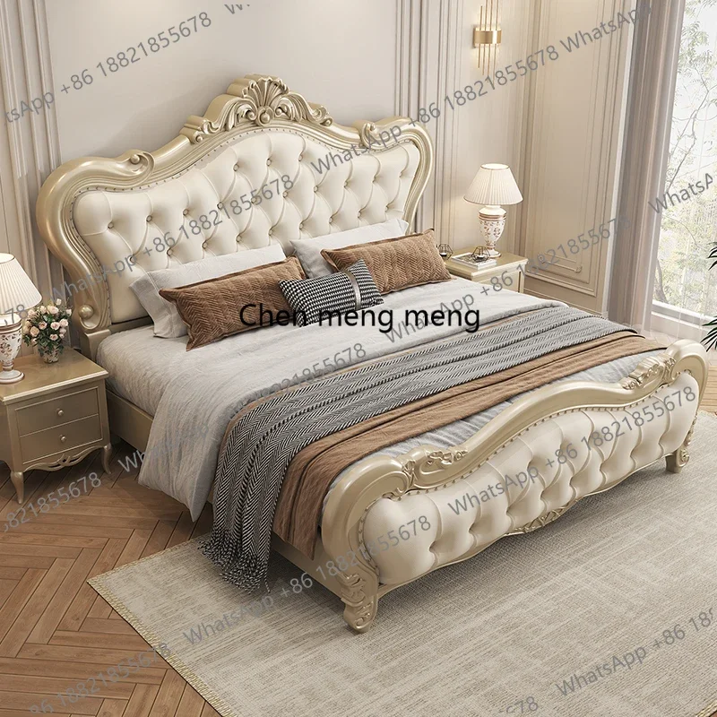 

New arrive Large Size Room Decor Bed Beauty Professional Vintage Simple Trendy Hotel Universal Bed Sleeping Sun Muebles Home Fur