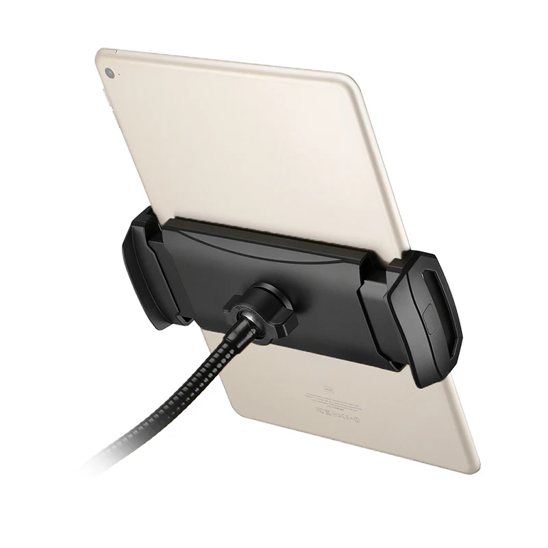 Kunststoff-Telefonhalterungsclip, verstellbar, universell für 5–12,9 Zoll große mobile Tablet-PC-Halterung, 17,4 mm Kugelkopf-Slot-Mount-Klemmunterstützung – Detail 3