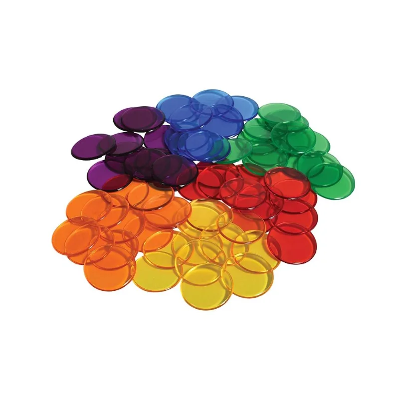 

300pcs 19mm Count Bingo Chips Markers for Bingo Game Cards Plastic for Classroom Children and Carnival Bingo Games