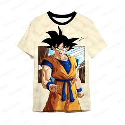 Camiseta Goku Streetwear masculina, Tops DragonBallZ, Camisas extragrandes, Roupas Anime, Manga curta, Nova Moda, 100-5XL, 2024, Goku