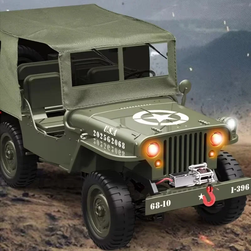 

JJRC C8815 автомобиль с дистанционным управлением, полноразмерная Willis Jeep, уличный альпинистский внедорожник, радиоуправляемая модель Wrangler, игрушка в подарок