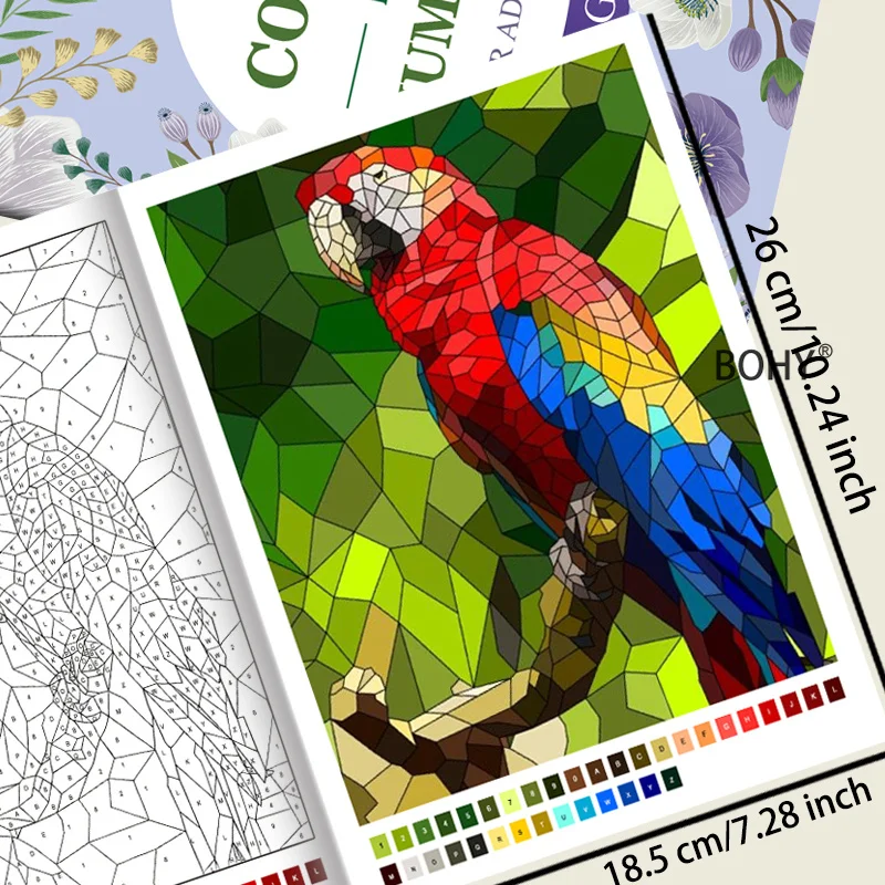 An Adult Decompression Digital Coloring Book, Completed Through Digital Enhancement Coloring, 32 Exquisite Line Drawing Patterns