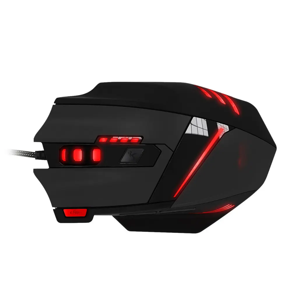 

7 Button Optical USB Gaming Mouse 7200 Dpi Adjustable Ergonomic Design with Rgb Backlight Quick Thumb Function for Pc Laptop Pro