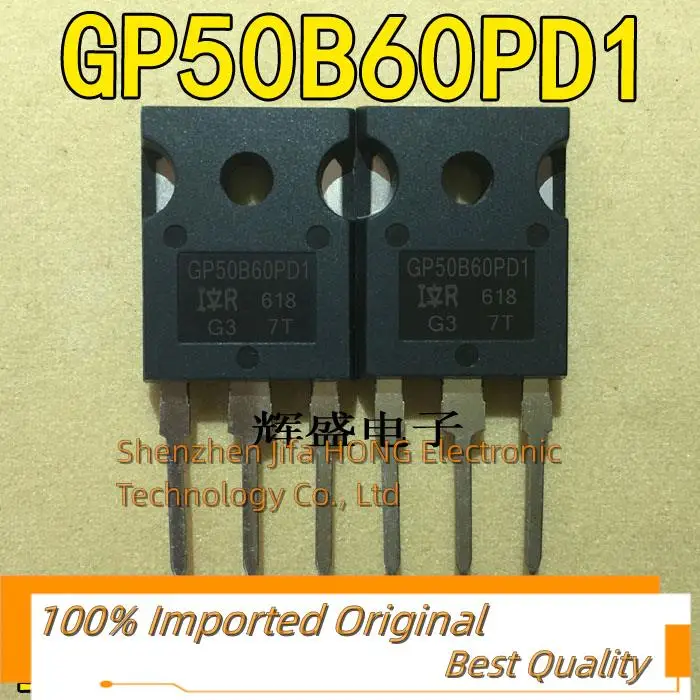 

10PCS/Lot IRGP50B60PD1 GP50B60PD1 GP50B60PD IGBT TO-247 75A 600V Imported OriginalBest Quality