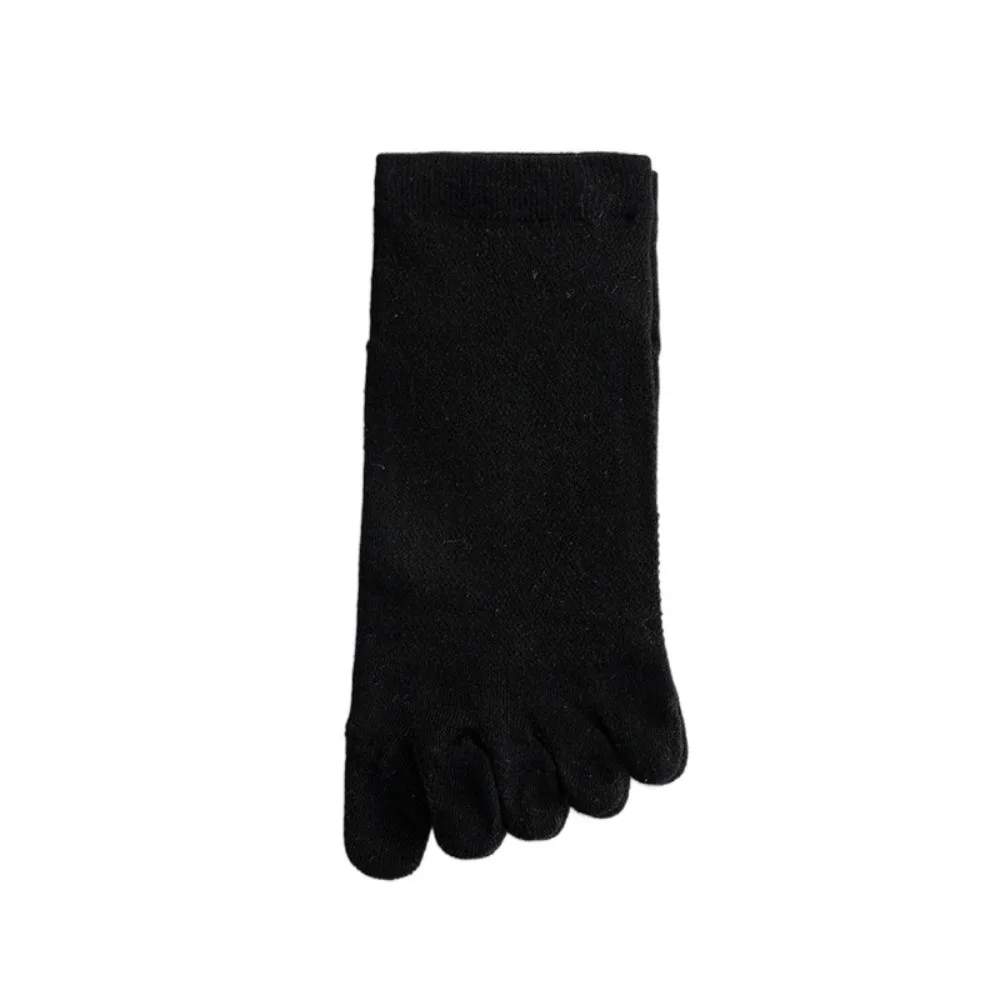 Casual Cotton Men's Five Finger Socks Ankle Hosiery Hollow Male Mesh Five Toes Socks Short Low Cut Toe Separated Socks Summer