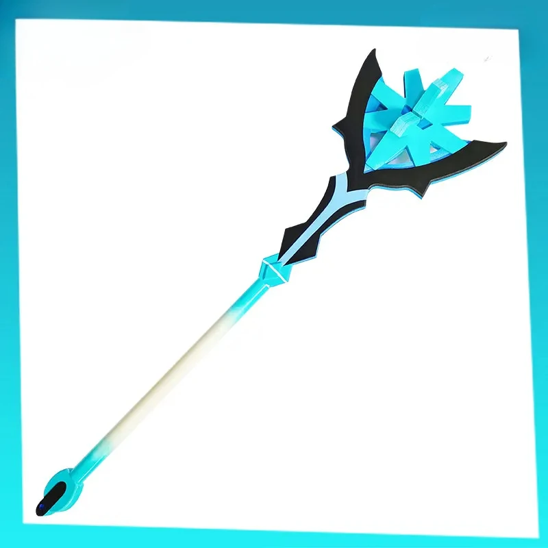 Abyss Mage Genshin Impact Staff rekwizyty do Cosplay broń Halloween boże narodzenie fantazyjne kostiumy imprezowe akcesoria