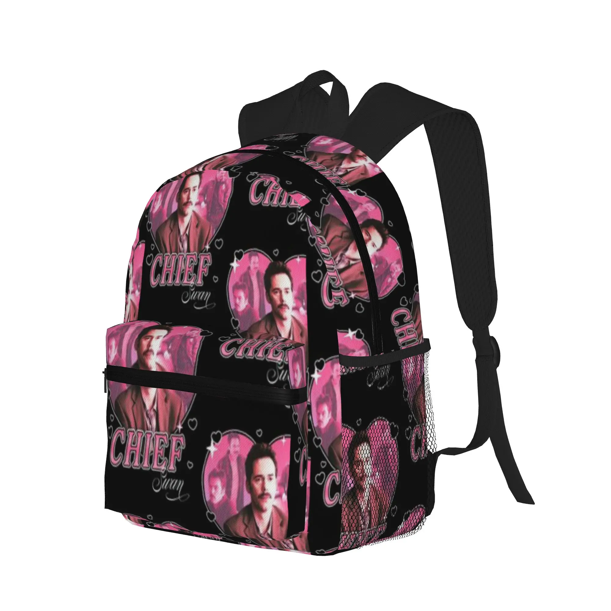 Chief Charlie Swan Hearts Twilight Dad Crush Movie Graphic  Casual Backpack for Students and Adults Bag