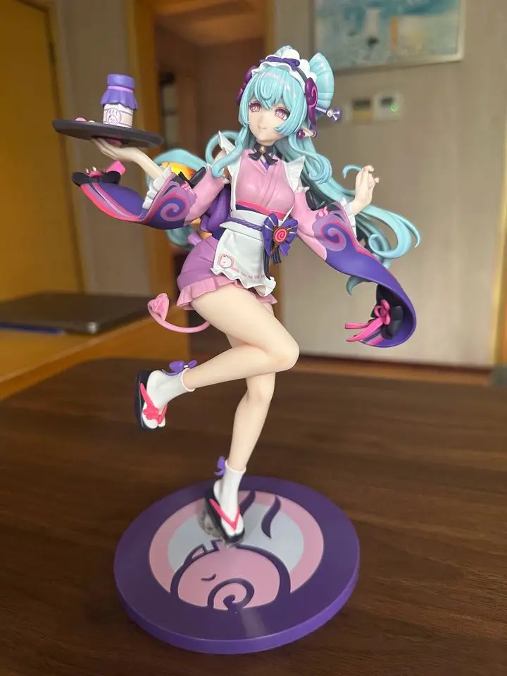[Authentic] Cosplay Genshin Impact Game Props & Accessories Cartoon Figurine Gift Set Yumemizuki Mizuki Figurine Gensh