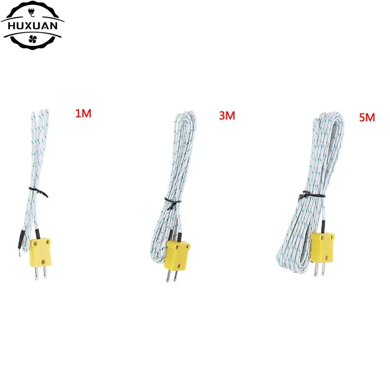 1Pcs High Quality Wire Temperature Test K-type TP-01 Thermo Sensor Probe For TM-902C TES-1310