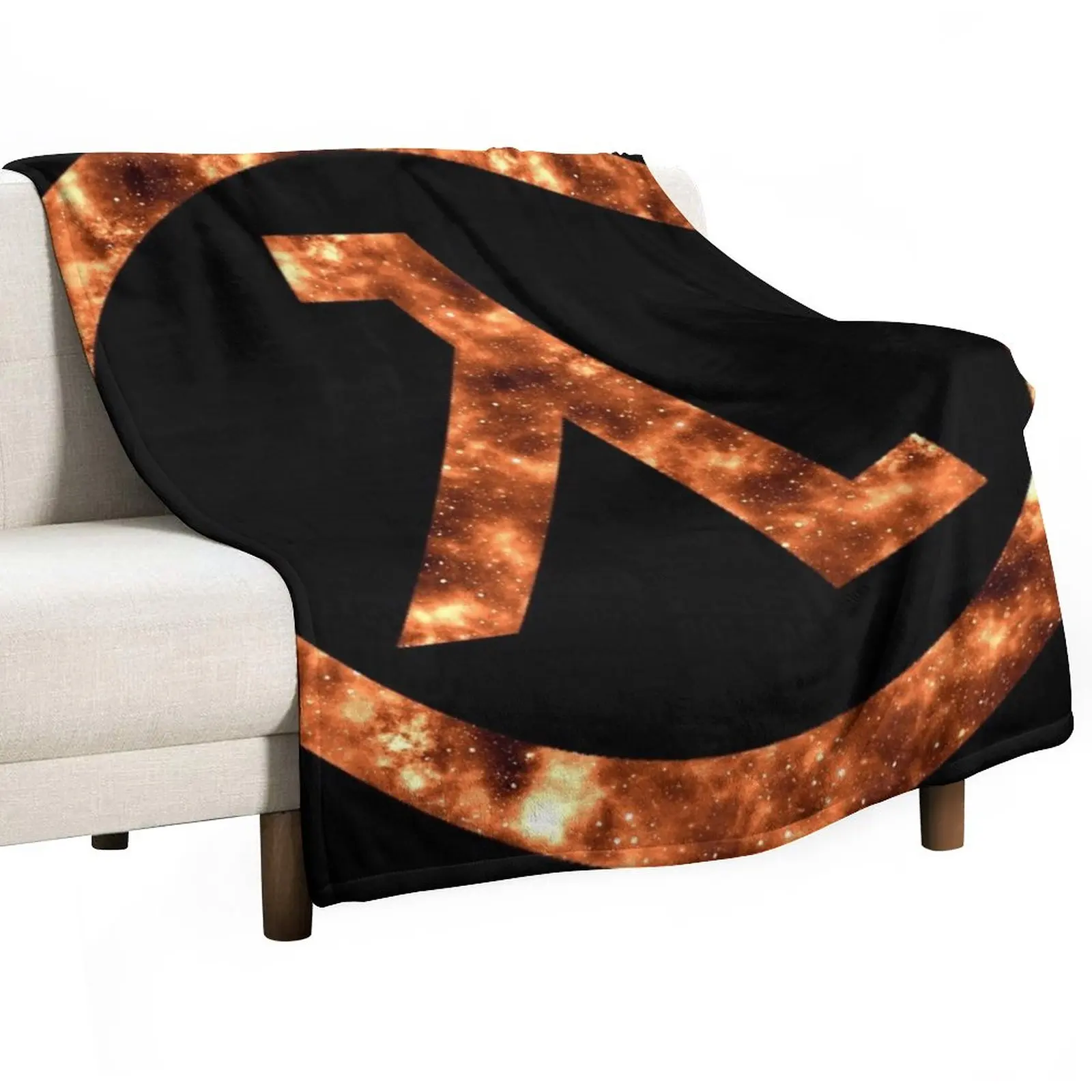 

Half-Life - Lambda Logo (Galaxy Design) Throw Blanket Luxury St Blankets For Baby Nap Hairy Blankets