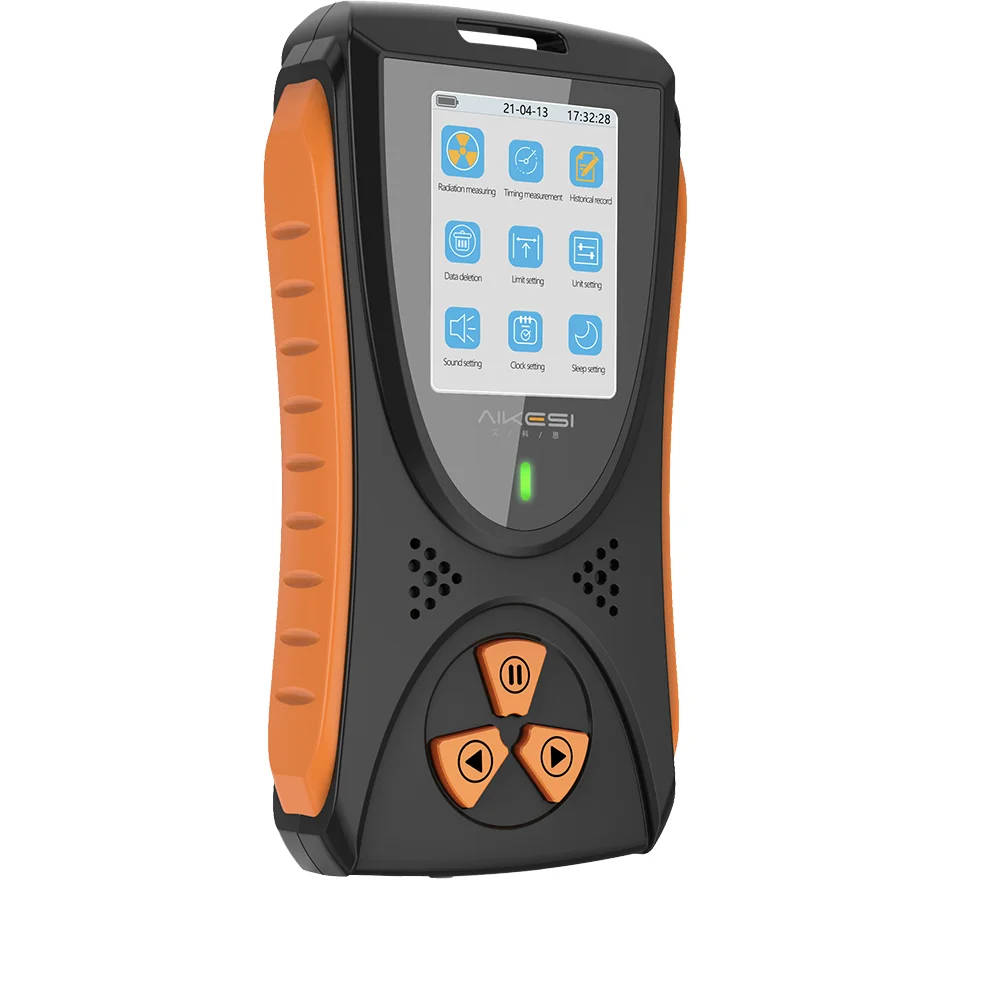 AIKESI HFS-10 Stralingsdetector Dosimeter Geigerteller Beta Gamma X-ray Oplaadbare Monitor X Beta Gamma Stralen Detector