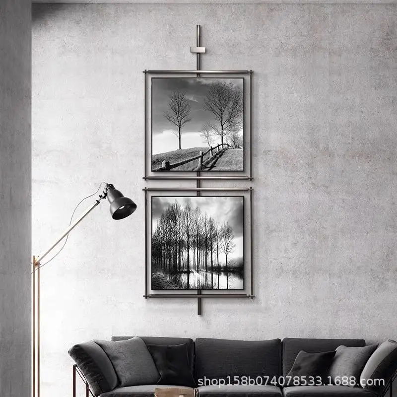 Iron art, decorative hanging paintings, wall hanging, metal porch hanging, delivery, living room home