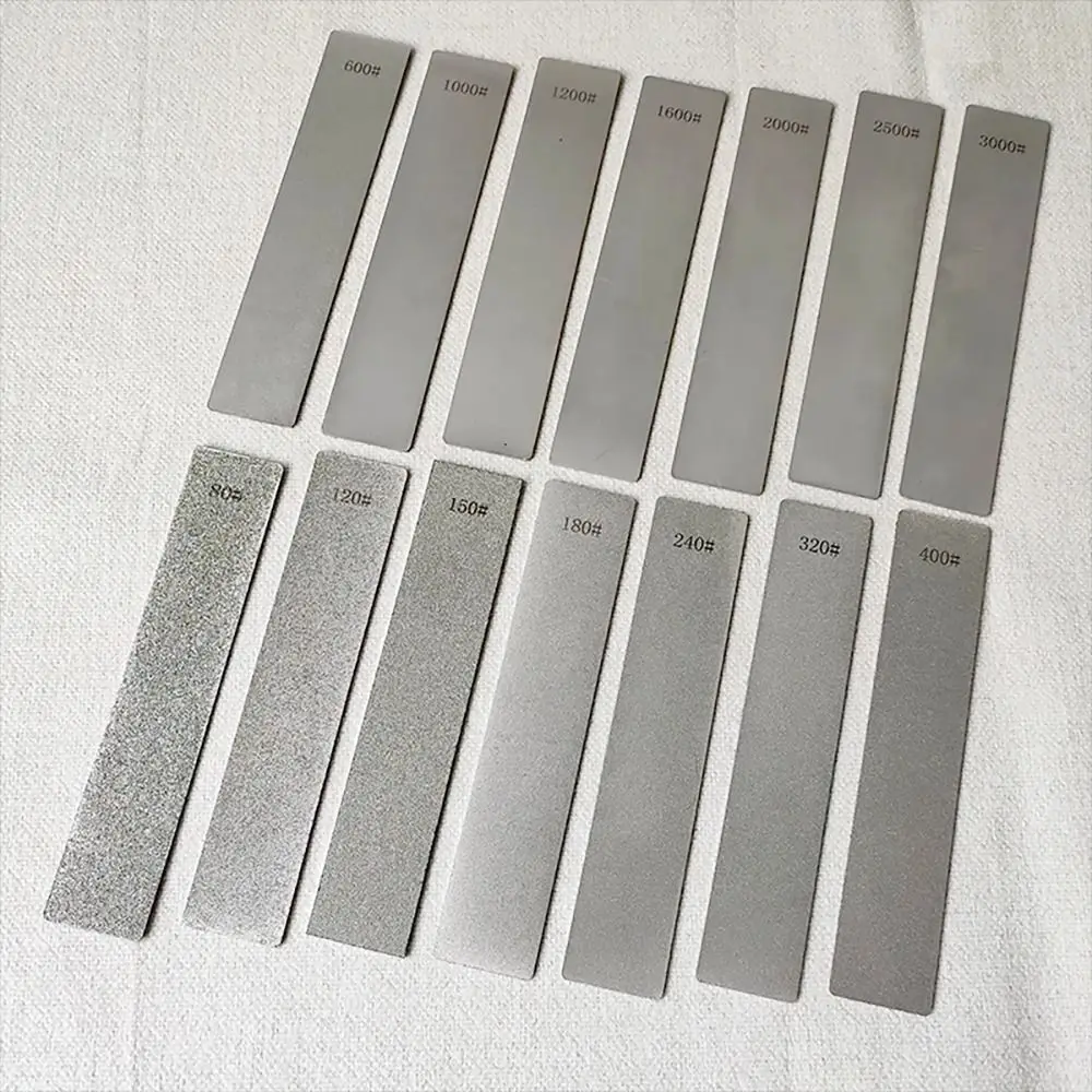 1Pcs 80-3000Grit Diamond Grinding Strip Electroplated 150x20mm Polishing Disc Emery Abrasive Sharpening Plate