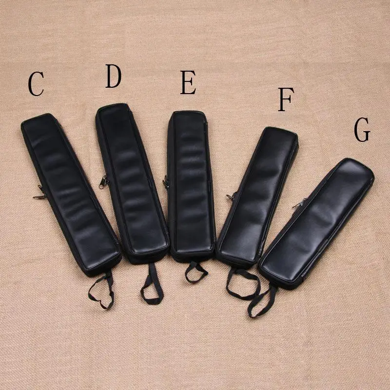 Portable Flute Bag Waterproof Pu Leather Instrument Storage Bag Thickened Saxophone Drumsticks Bag Instruments Accessories 2024