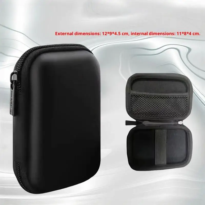 1Pcs Mini CCD Cameras Protective Case With Travel Cover Mesh Pocket For Accessories And  Cards Digital Camera Bag