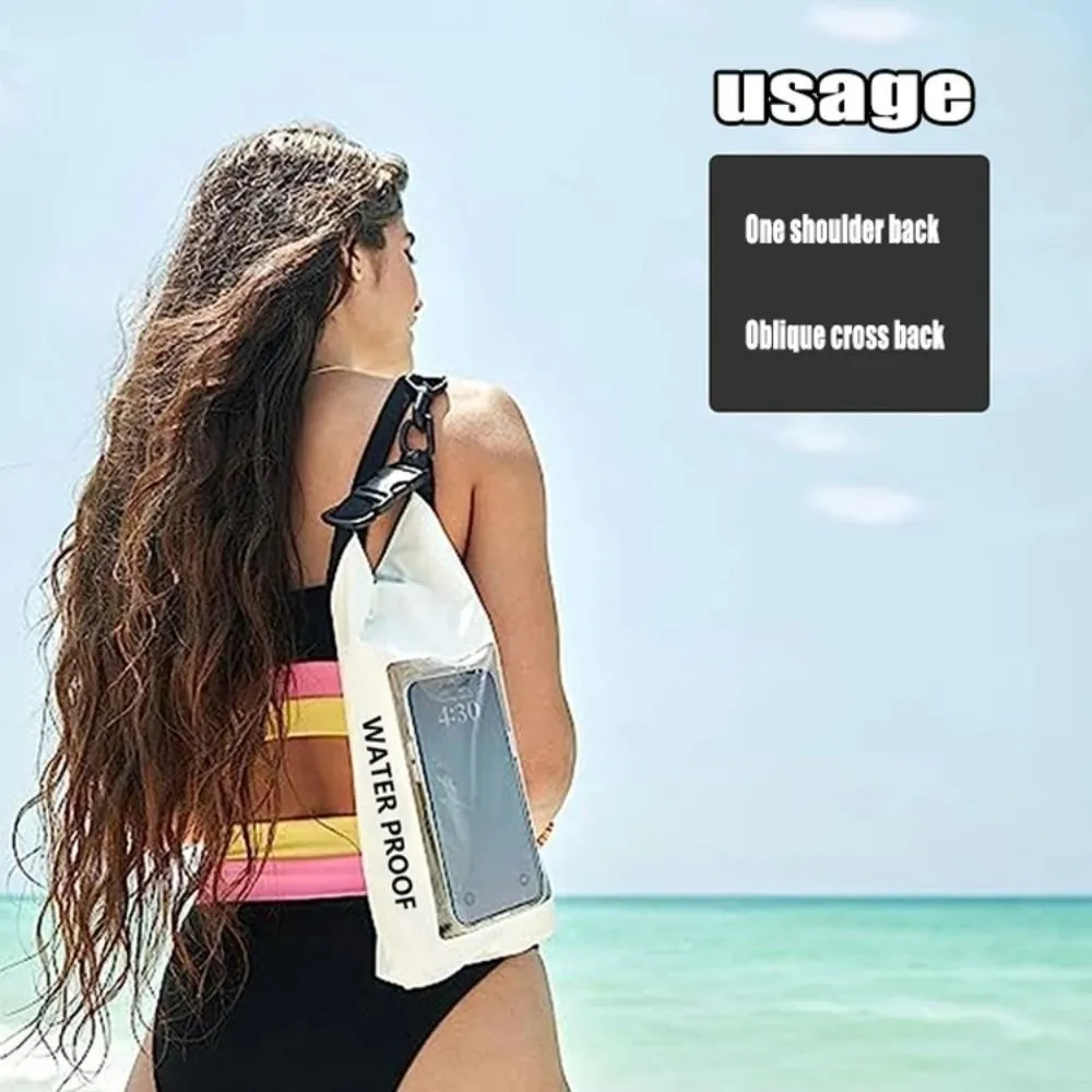 2L Swimming Waterproof Bag Phone Bag Dry Bag Swimming Storage Bag Waterproof Messenger Bag Mobile Phone Waterproof Bag