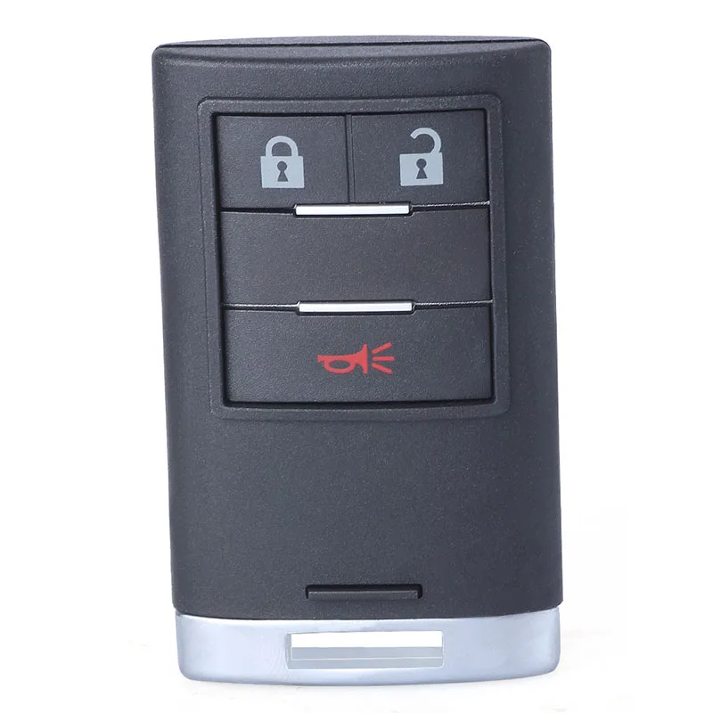 Etui KEYECU 2+1 3 przyciski do Cadillac SRX 2010 2011 2012 2013 2014 2015 2016 Auto Smart Remote Key Shell Cover Fob NBG 009768 T