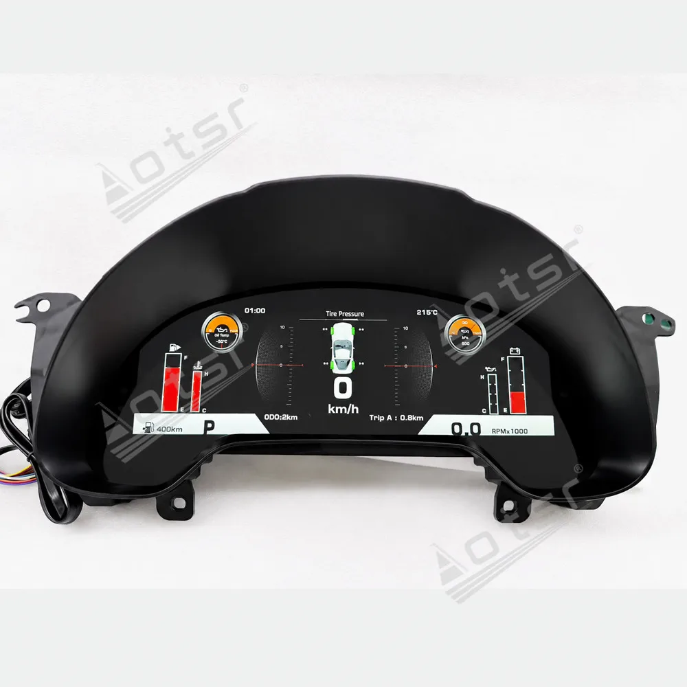 LCD Digital Instrument Cluster For Chevrolet Corvette C6 Virtual Cockpit Speedometer Dashboard Gauge Car Modification Accessory