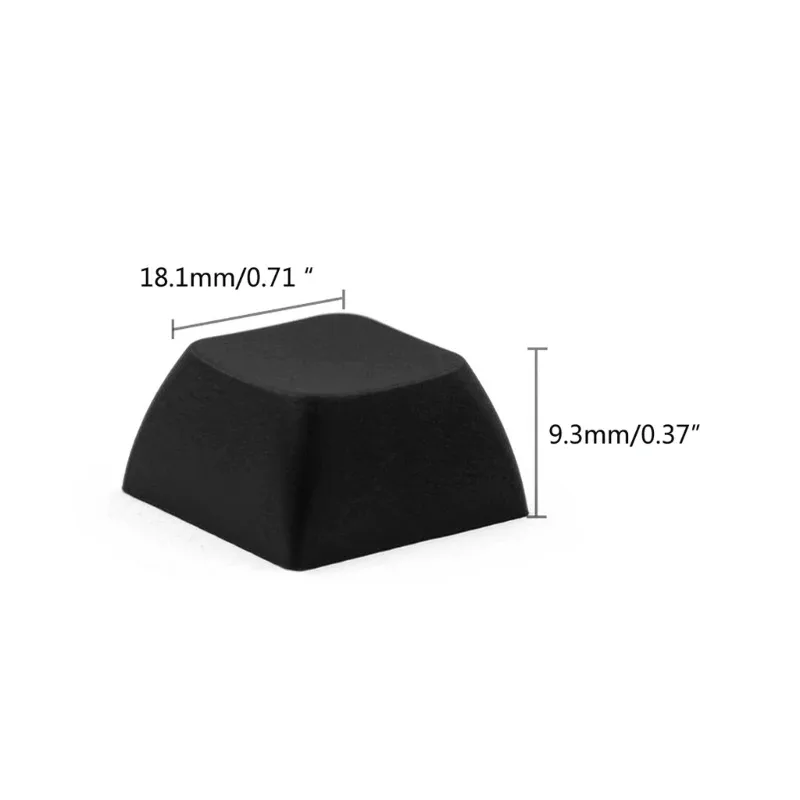 Image 7: Capuchons de touches vierges en PBT, 20 pièces, 1U, 1X, profil XDA, sans impression, pour bricolage, Installation de clavier mécanique, commutateurs MX