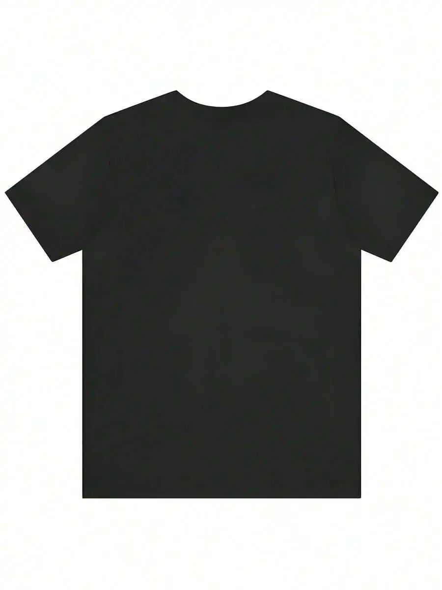 

Retro 70s 80s Basketball T-Shirt High Neck Silhouette Rhombus Lightweight Fit Men Women