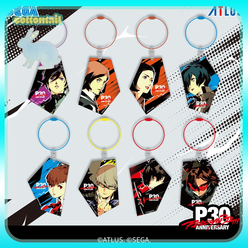 

Original SEGA Persona 30th Anniversary Main KV Acrylic Pendant Series Blind Box Decoration Key Chain Collect Toys Girls Gift