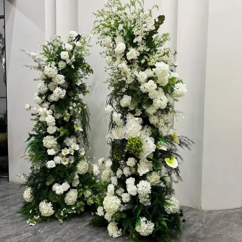 Super Star Floral Silk Plant Artificial Flowers Wedding Background Arch Backdrop for Photography Decorations