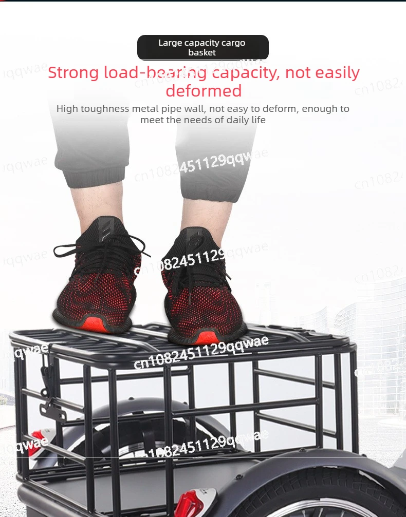 Senior Electric Tricycle Pedal Assist Mobility Scooter Lightweight Foldable for  Outdoor