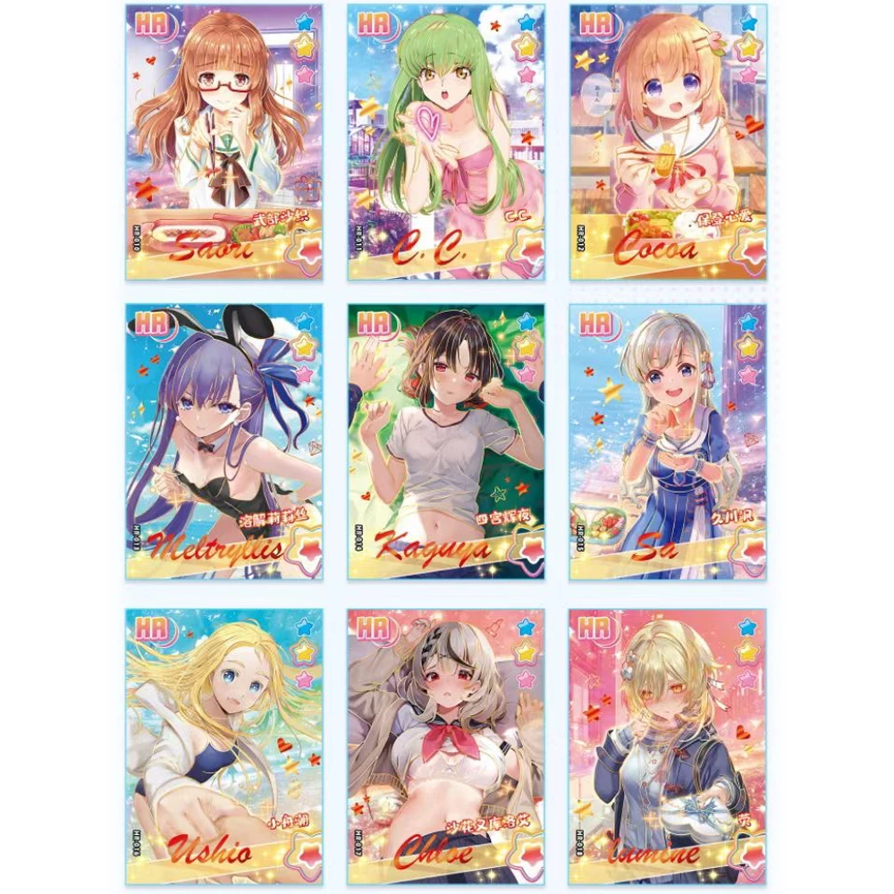 Wholesale Goddess Story Collection Card Lucky Girl Party 1 Booster Box Anime Playing Card Table Toys For Family Birthday Gif