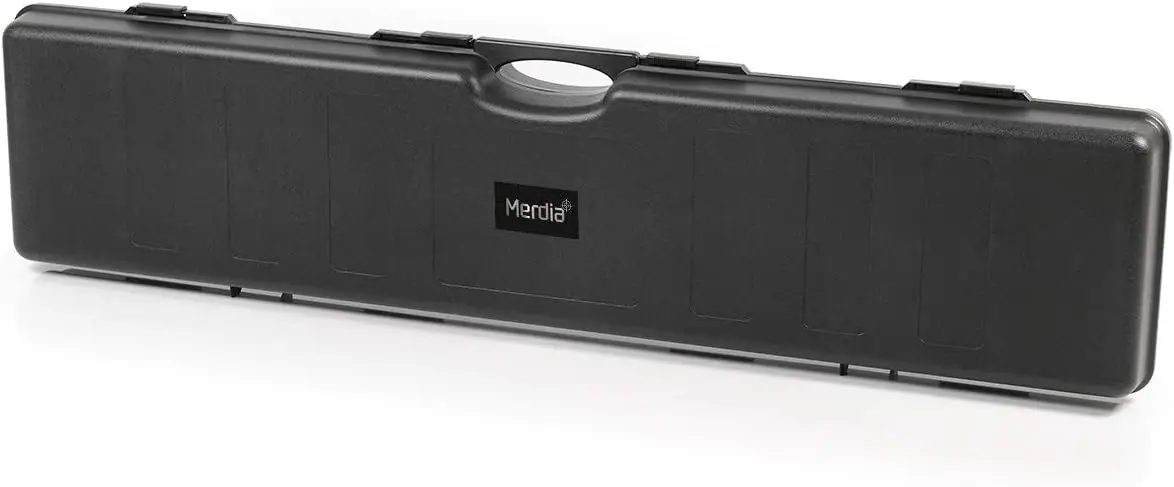 

Hard Gun Case for Rifles, Precision Locking Rifle Case with Convoluted Foam, Ultra Protective Shotgun Case for Hunting