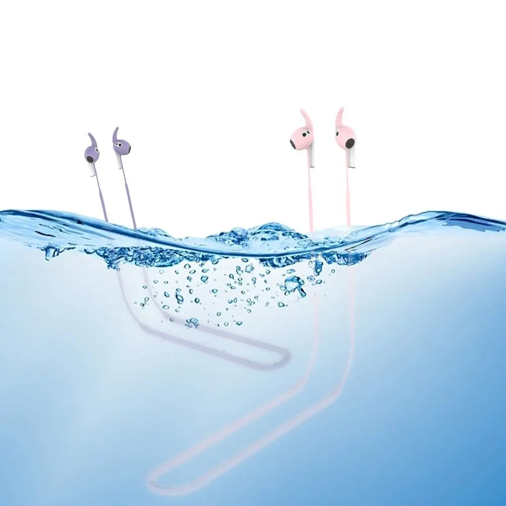 Soft Silicone Earphone Anti-Lost Rope Anti-lost Lanyard Neck Strap Accessories Earphone Holder Strap for Samsung Galaxy Buds 3